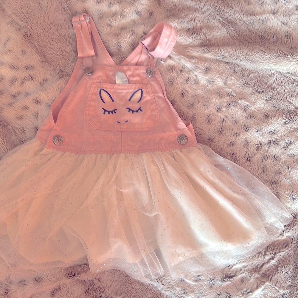 OshKosh 2t Overall Unicorn dress